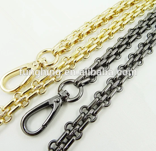 Custom Wholesales Metal handbag chain for purse chain bag chain