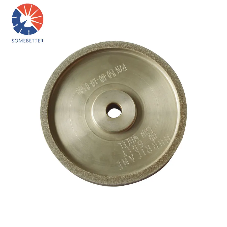 D6*H1 1/4*T1 7/ 8*X1/8 Inch Electroplated CBN Diamond Grinding Wheel for Woodturning Tools