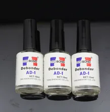 Free Shipping Excellent Quality 3pcs Super False Eyelash Glue Nail Polish Remover Liquid Debonder AD-1 10ml