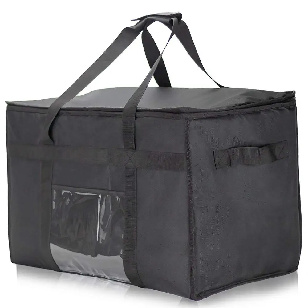 Commercial Insulated Food Delivery Bag XXL - Waterproof Delivery Bag For Hot Food Delivery