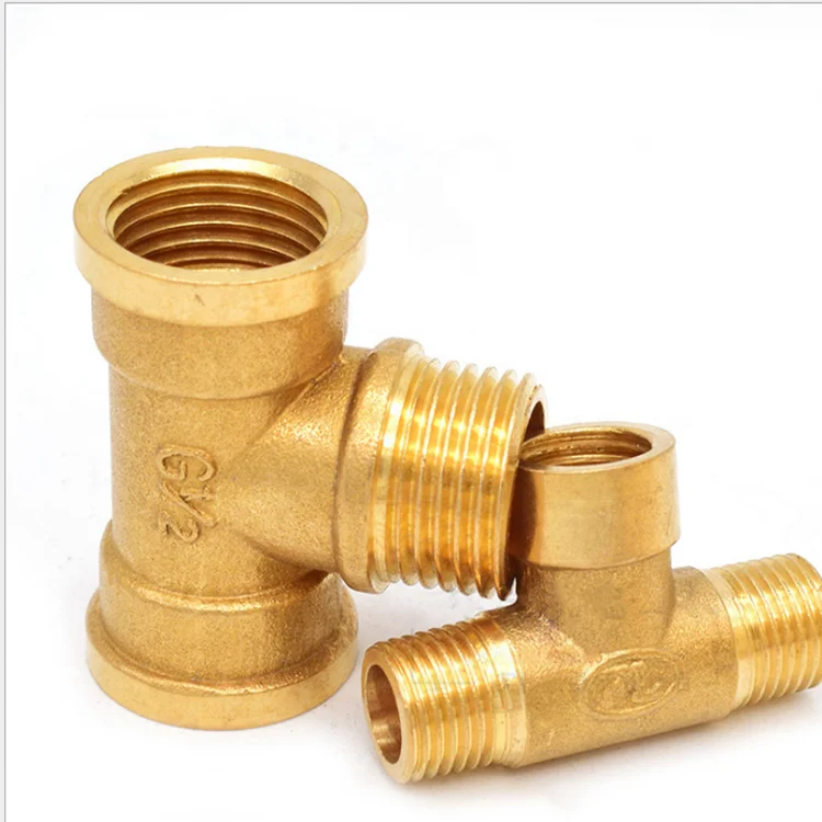 Hot Sale 15-22mm Brass Tee Plumbing Pex Fittings