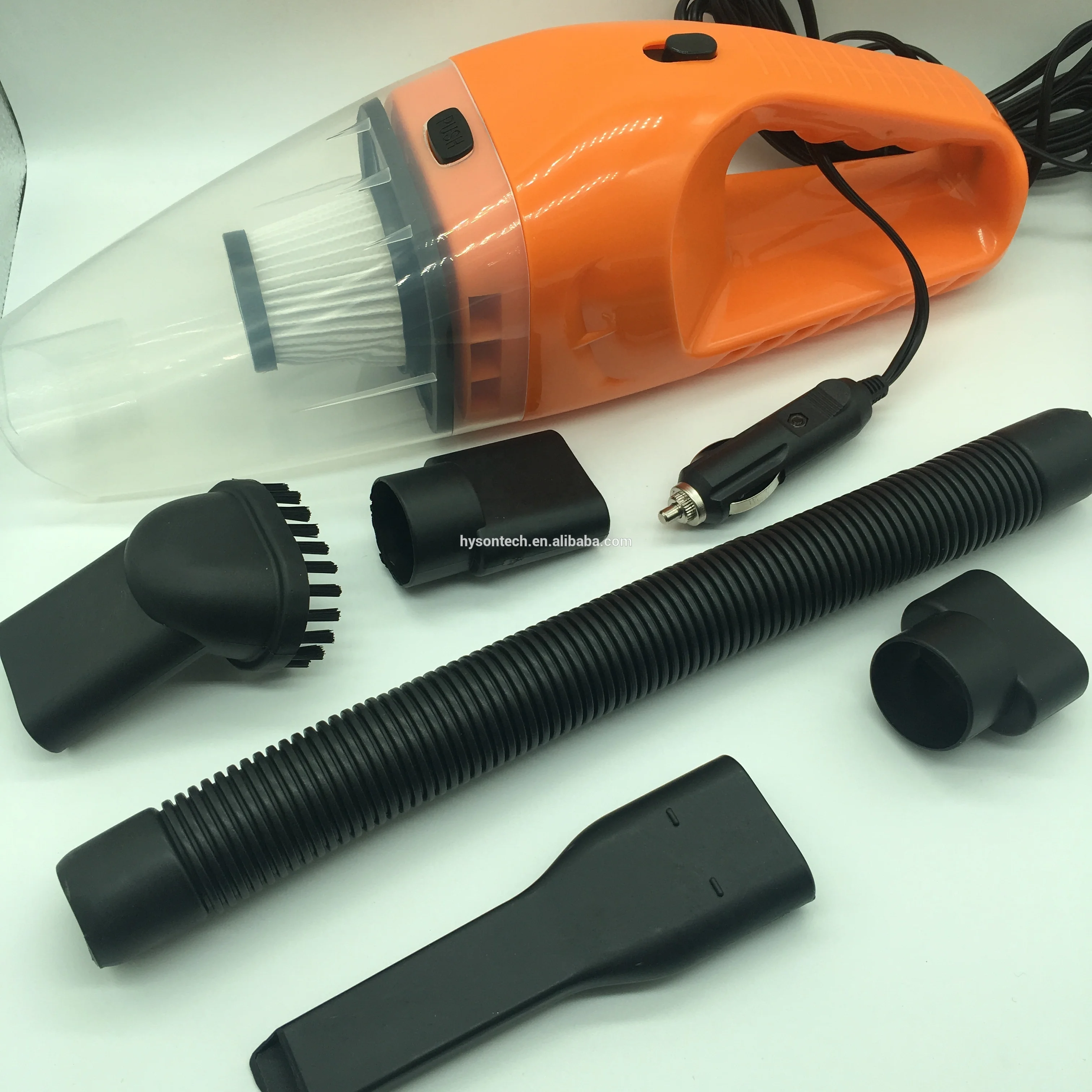 120 Вт 4 в 1 портативный шнур питания моющийся фильтр 12 вольт автомобильный мини-пылесос для автомобиля