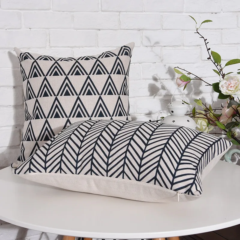 Hot Sale  custom modern style digital printed car seat pillowcase cushion cover for sofa