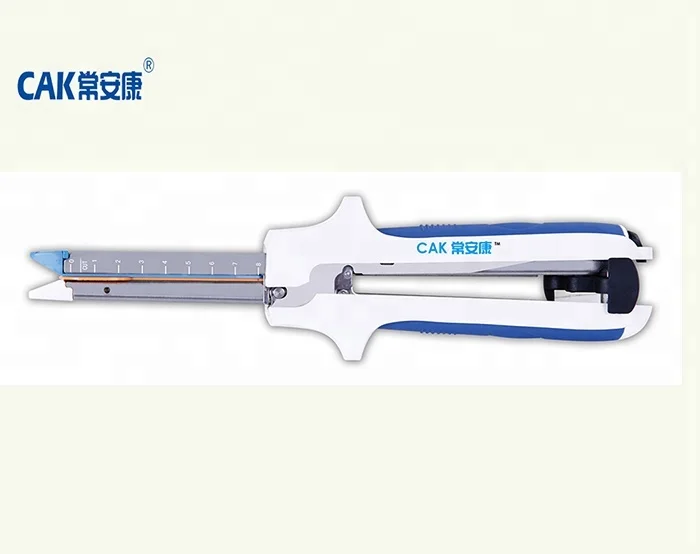 
Linear cutter stapler with double handle 