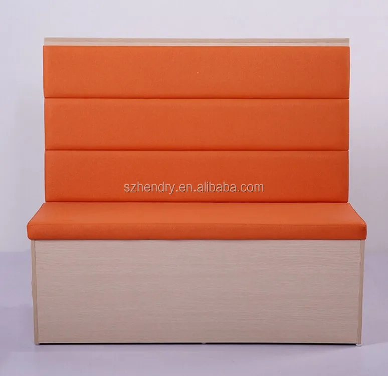 Hendry High Quality Booth Fast Food Restaurant Furniture Set Restaurant Booth Leather Booth Seating