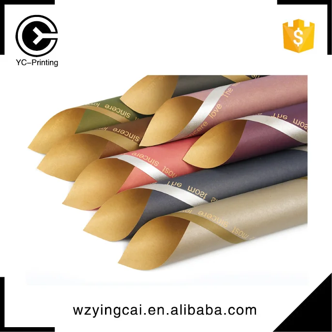 
Luxury colorful flower cellophane cellophane wrapping glass paper 
