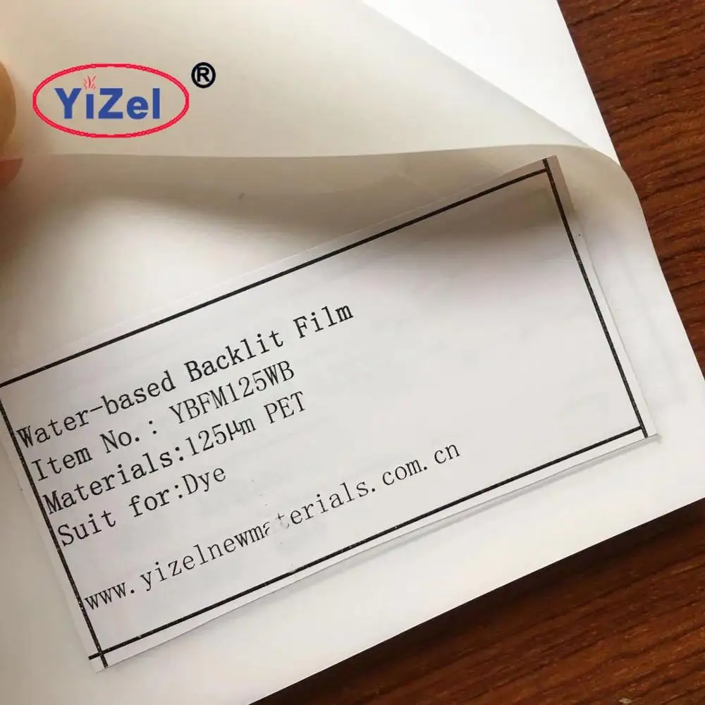 Лидер продаж 2019 года, чернильная пленка 1,07*50 м на водной основе с подсветкой для рекламной печати плакатов