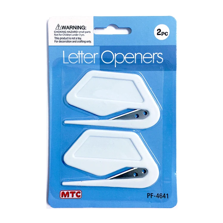 
Huaxuan wholesale supply plastic letter opener cutter white 