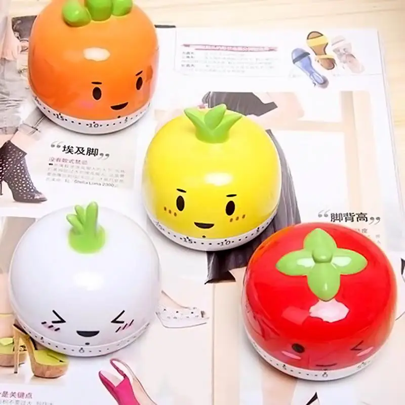 Милый таймер для кухни, 60 минут готовки, механический таймер