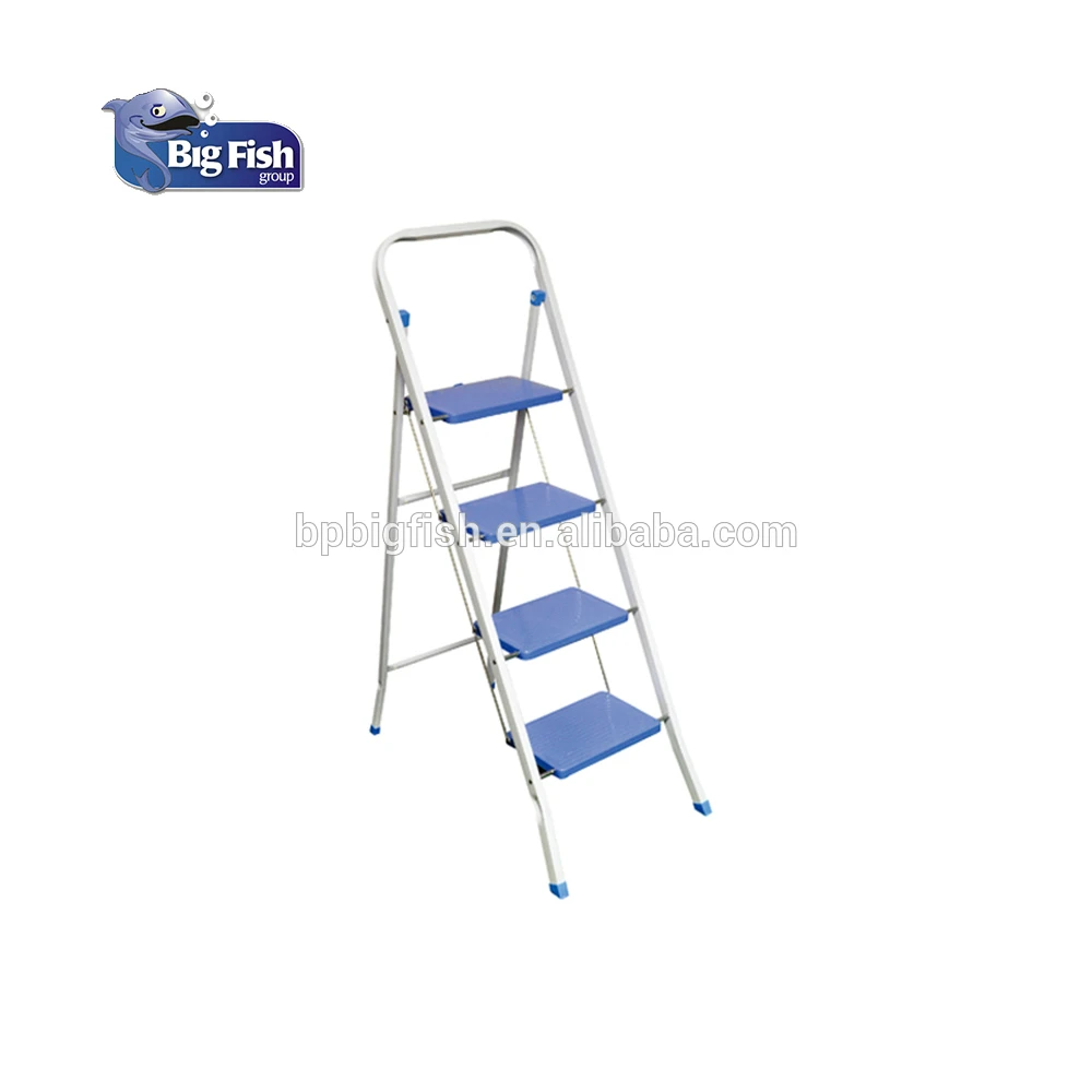 
Compact Household Various aluminum & Steel & ABS Plastic 4 tiers folding Steps platform ladders 