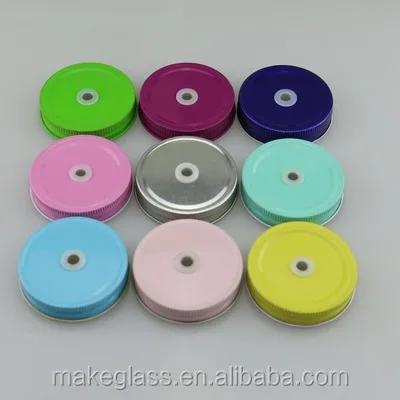 Хит продаж, стеклянная банка с металлической крышкой и соломинкой, стеклянная бутылка для питья