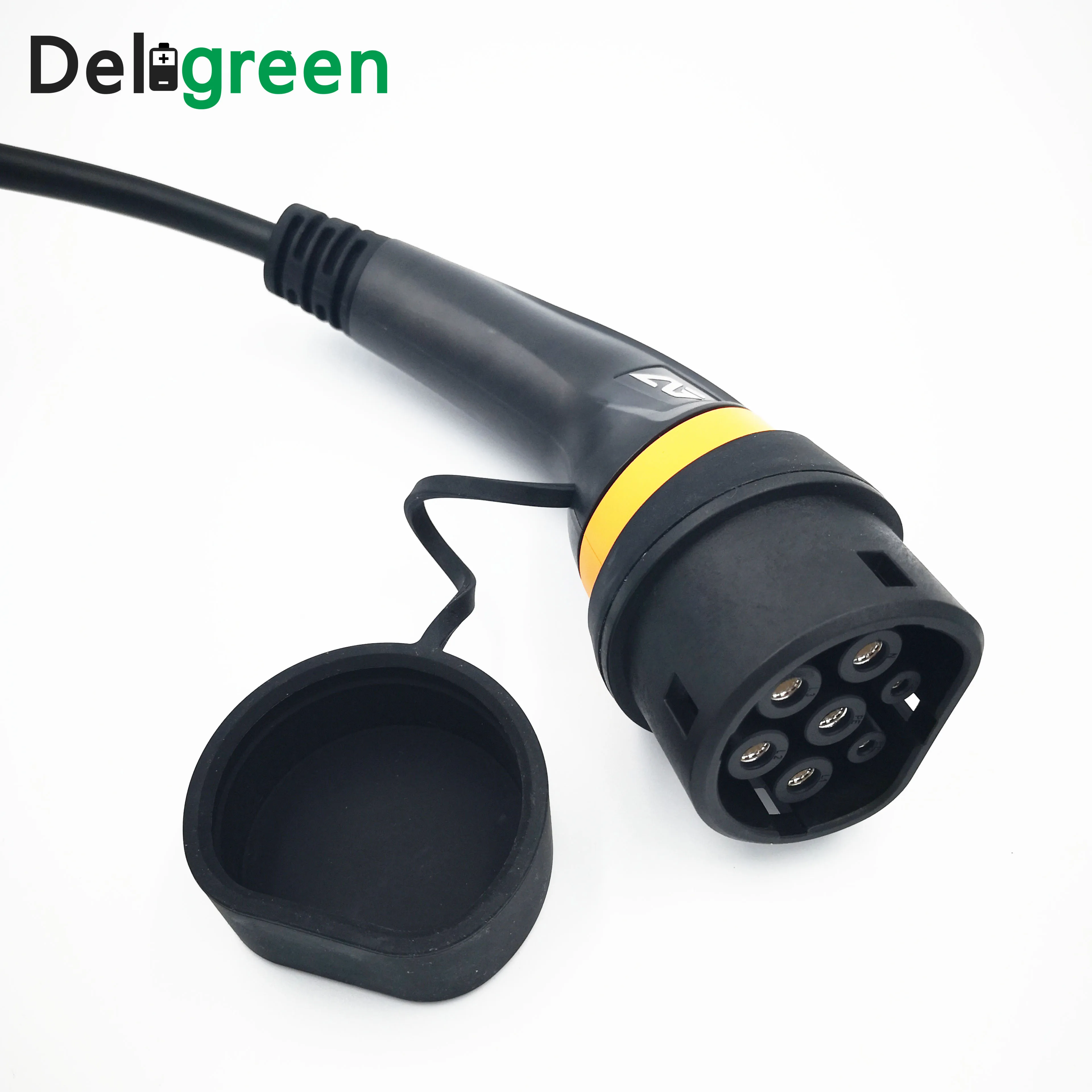 
Type 2 Connector 62196-2 Male to Female 16A 480V EV Charging Plugs 