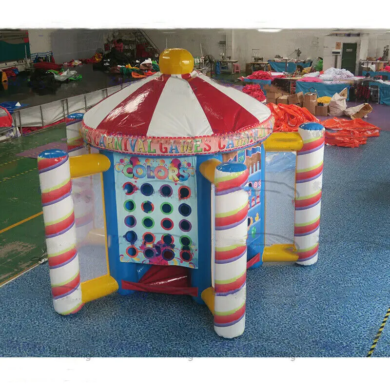 Giant funny  inflatable carnival 5 in 1 game outdoor interactive sport games  indoor game