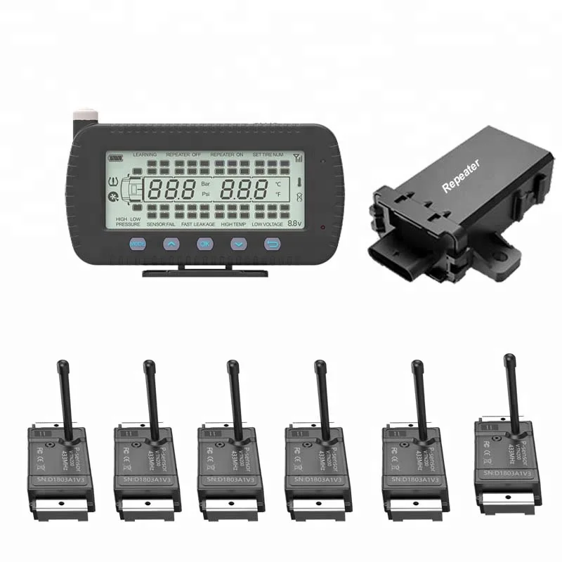 High Quality High Efficient Truck Trailer Tpms Wireless Tire Pressure Monitoring System