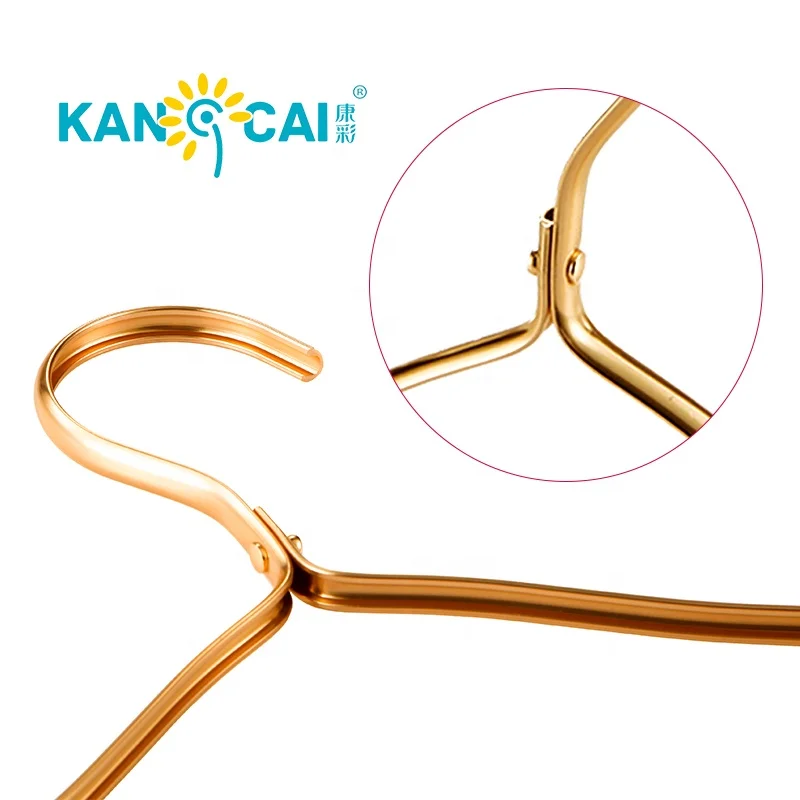 Оптовая продажа Золотая вешалка для одежды из алюминиевого сплава балкона