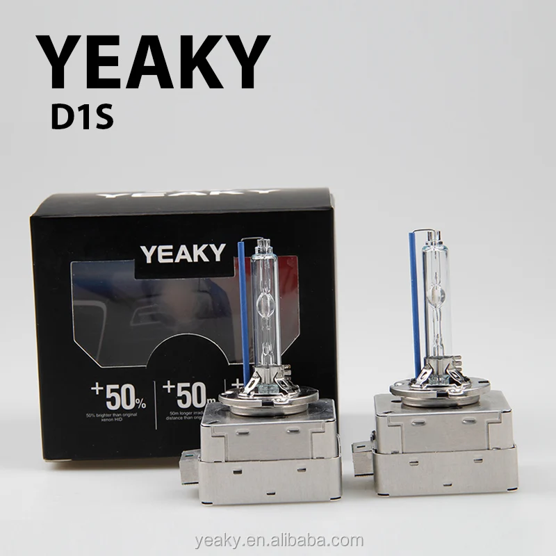 
Factory Directly Selling YEAKY D1S Car Xenon HID Bulbs 1 pair 35W/50W 12V/24V with E-mark DOT Certificate 
