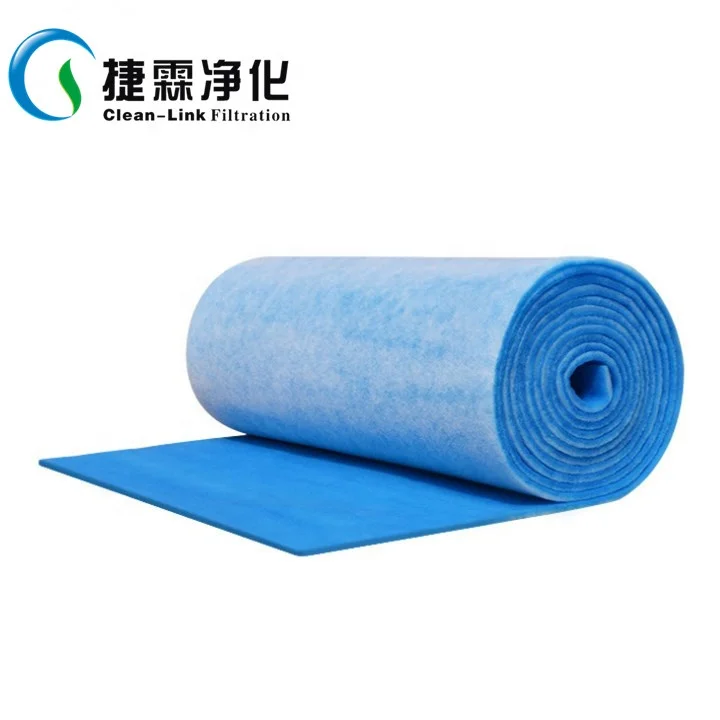 G4 pre air filter Polyester fiber material blue and white for spray booth filter
