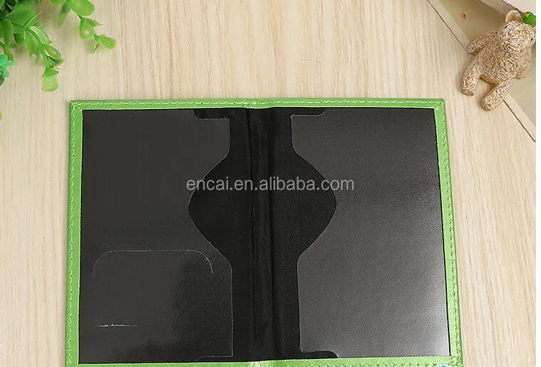 Encai Saudi Arabia OEM Passport Cover Travel Colorful Customized Passport Holder