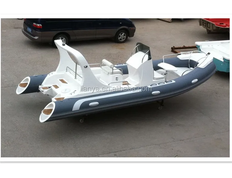 Liya fiber glass reinforced plastic vessel 5.8m rib dinghy