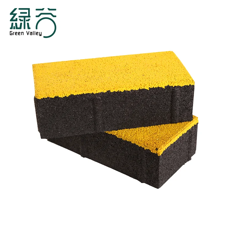 Оптовая продажа, дешевая Водонепроницаемая Резиновая кирпичная напольная плитка для парка, сада, тротуара, уличное напольное покрытие