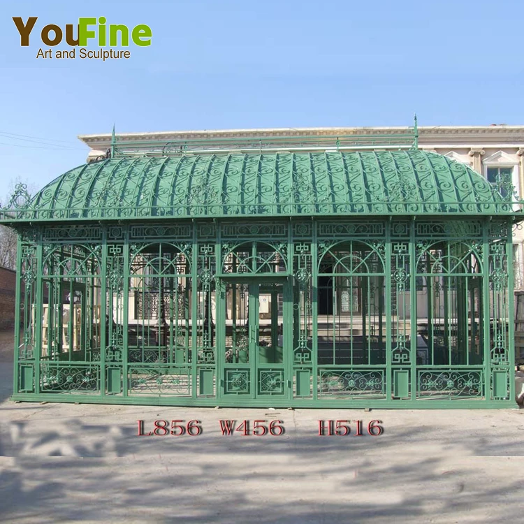 garden large iron gazebo for decoration
