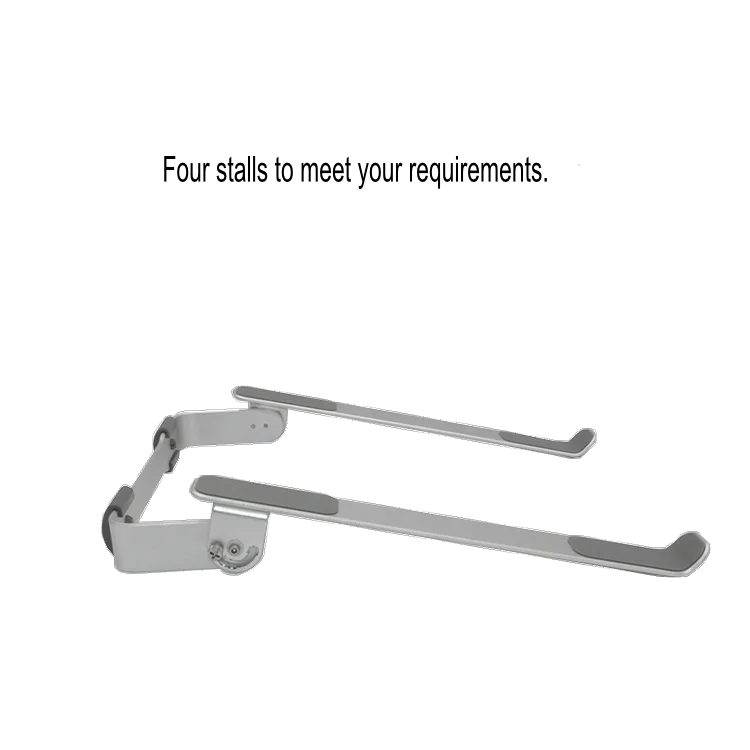 Good Stability Persevere Laptop Portable Stand Aluminum Silver Laptop Stand