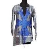 Fabulous Multi Color Satin Silk Kaftan