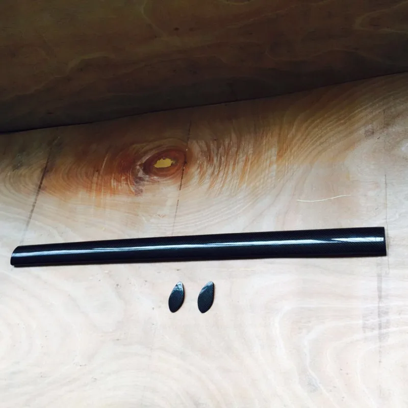 For 1999-2002 Skyline R34 GTT GTR OEM carbon fiber Rear Spoiler Blade and End Slips