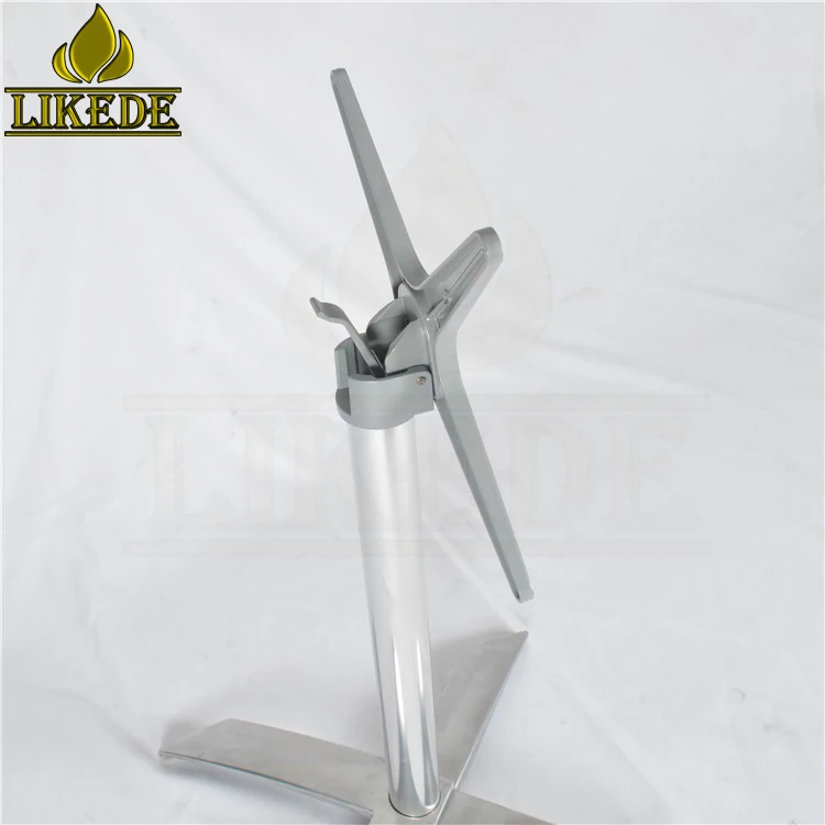 Stackable aluminum folding table base restaurant table base foldable table frame