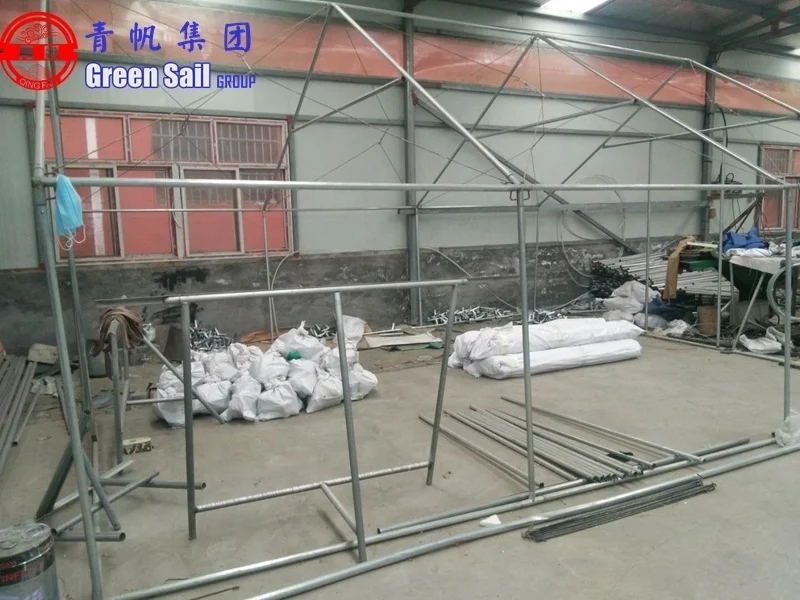 3.7m*3.2m Standard Disaster Relief Refugee Camp Tent for Ministry of Civil Affairs