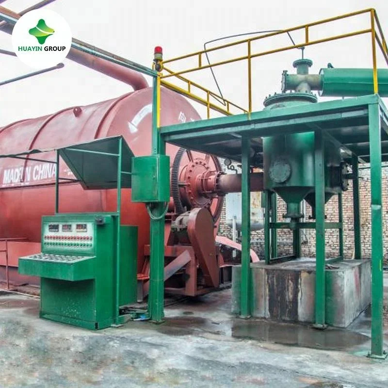 
Turnkey waste convert to oil gas machine turns MSW into oil 