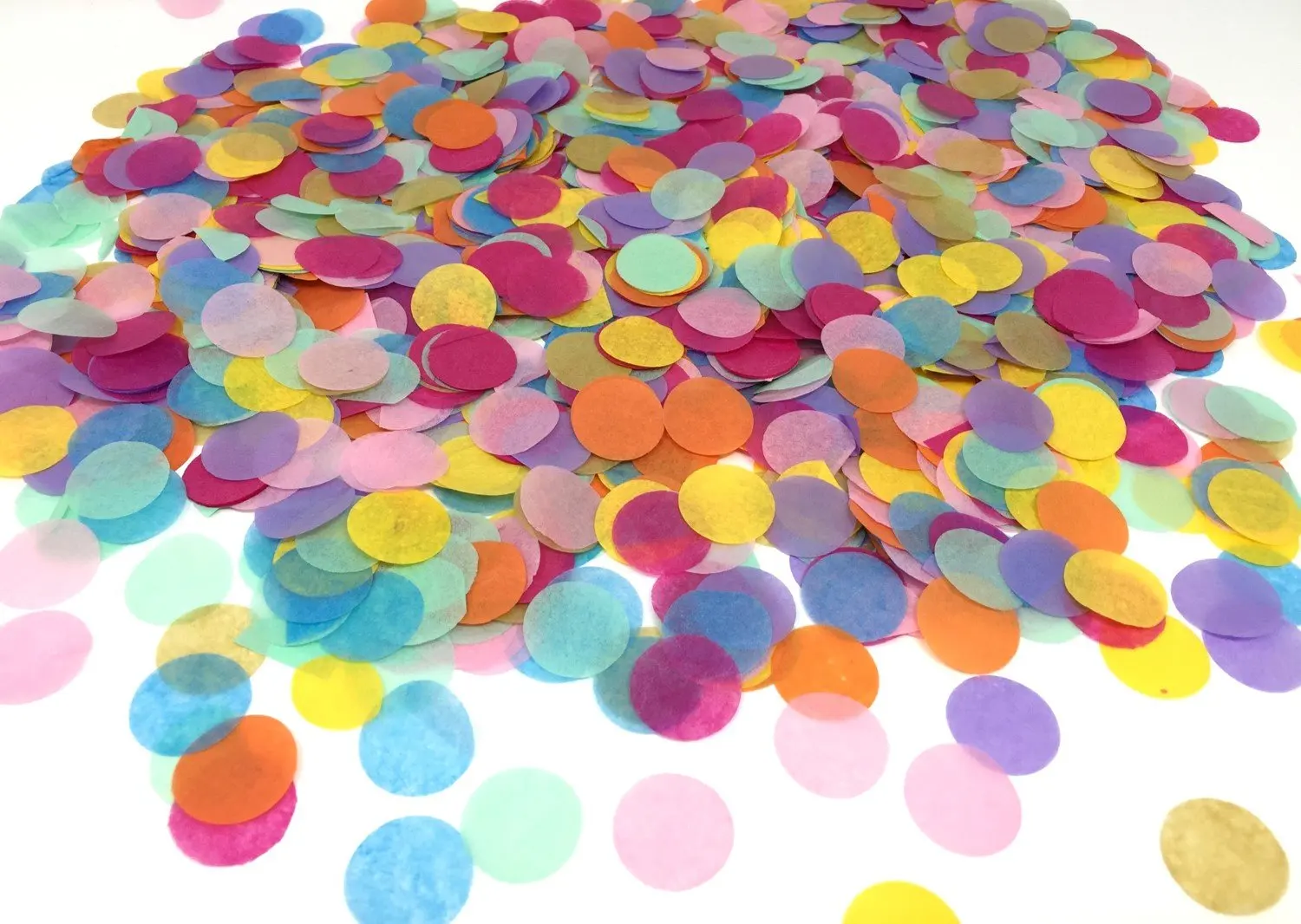 Boomwow 100% biodegradable eco Flame retardant rectangular color round shape rice paper confetti bulk confetti bags