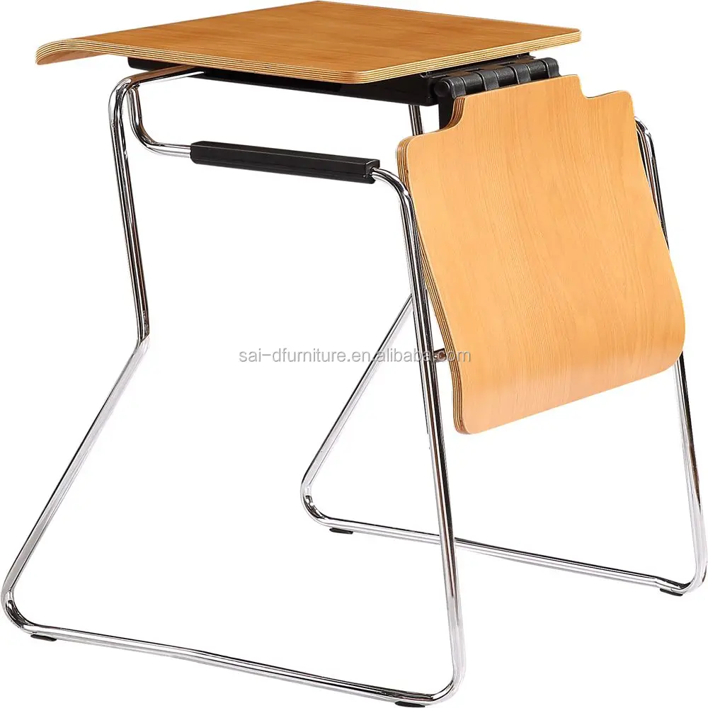 
Fashion Adult Classroom School Chair Desk, School Furniture University Classroom Student seating 