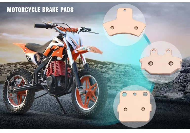 Motorcycle Accessories Sintered Copper Disc Brake Pad FA607 For KYMCO PEOPLE / YAMAHA