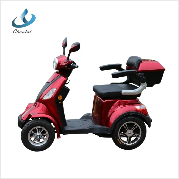Hot sale in Europe 48v 500w 4 wheel EEC handicapped adult electric mobility scooter for elderly