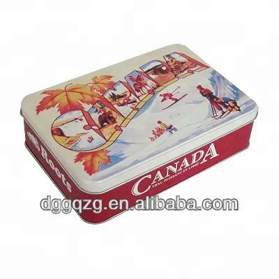 promotional candy sweets cookies storage package gift metal tin box custom brand