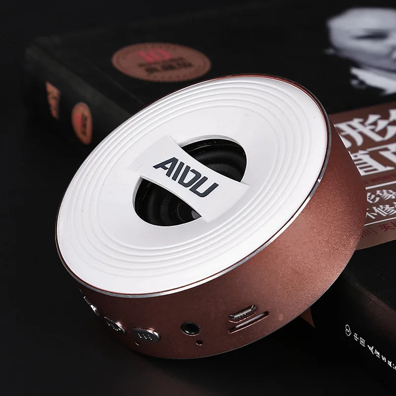 
 A3 Новая беспроводная BT-Колонка металлическая портативная мини-колонка с микрофоном TF-карта FM-радио AUX MP3 музыкальный громкоговоритель  