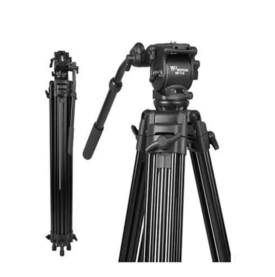 
NEW WF718 Video Tripod Portable Unipod + bag For Cameras 