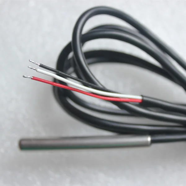 Silicon cable 3 wire fish tank temperature probe
