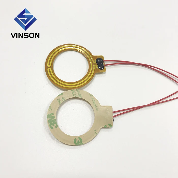 12v/24v 12w polyimide film heater / foil PI heating element for mirror