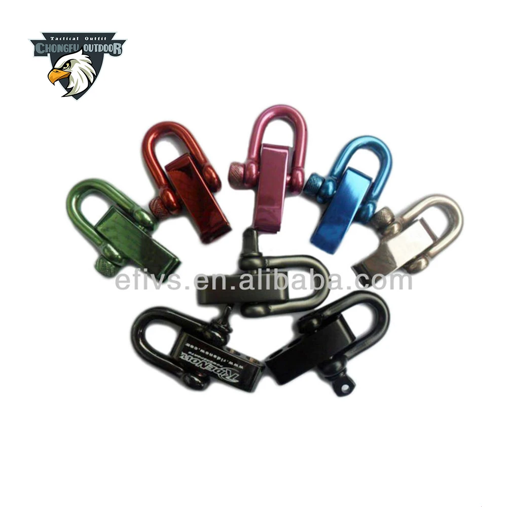 Hotsale colorful stainless steel Mini adjustable metal clasp of paracord bracelet