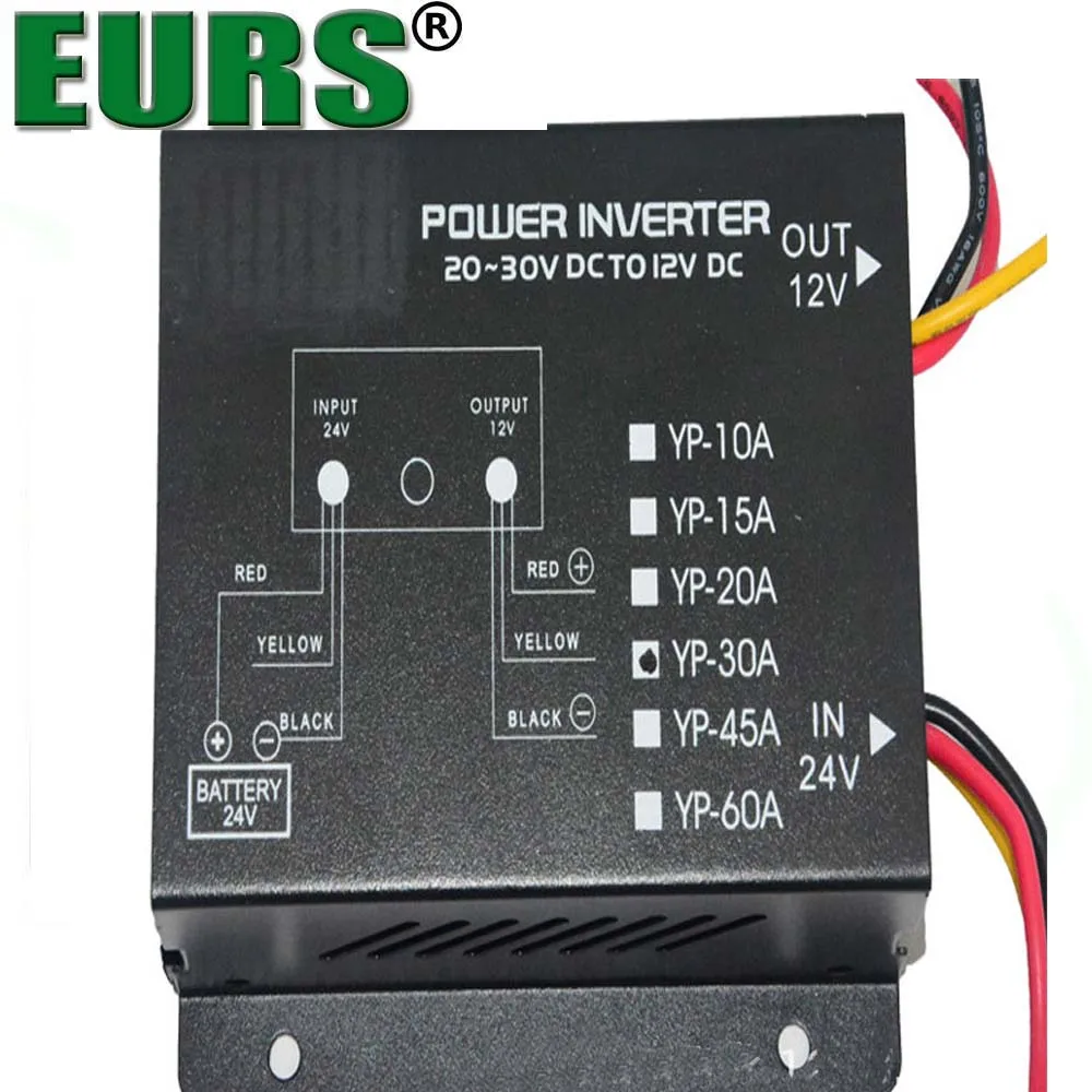 Лучшие товары автомобильный блок питания от 24 В до 12 10 А Автомобильные трансформаторы с ножной памятью понижающий