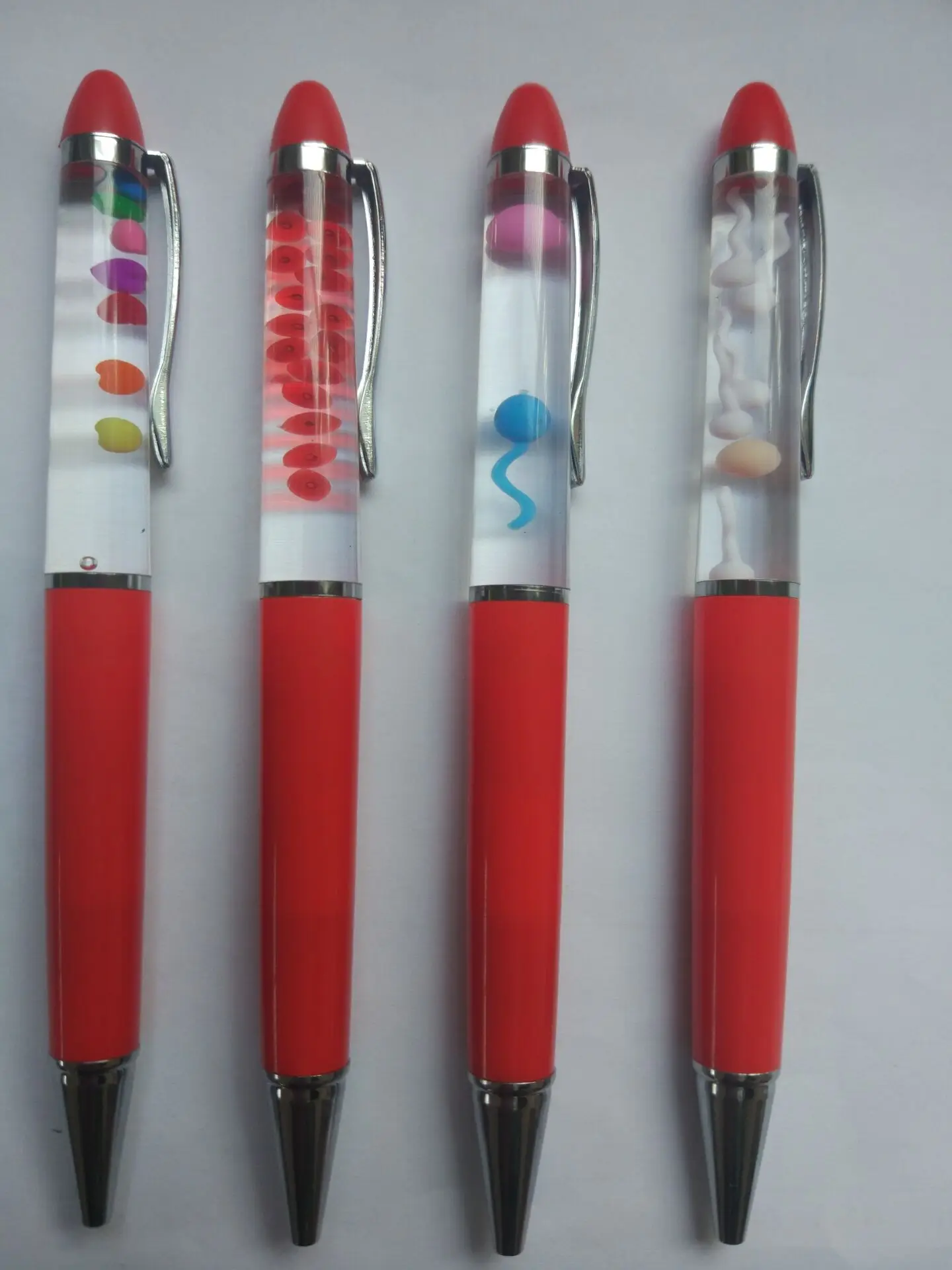 2019 popular new item ball pen customized logo promotional floaty pens