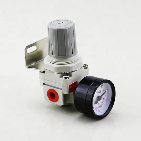 SMC Type AR2000-02 1/4 air source treatment unit pneumatic air pressure regulator with gauge