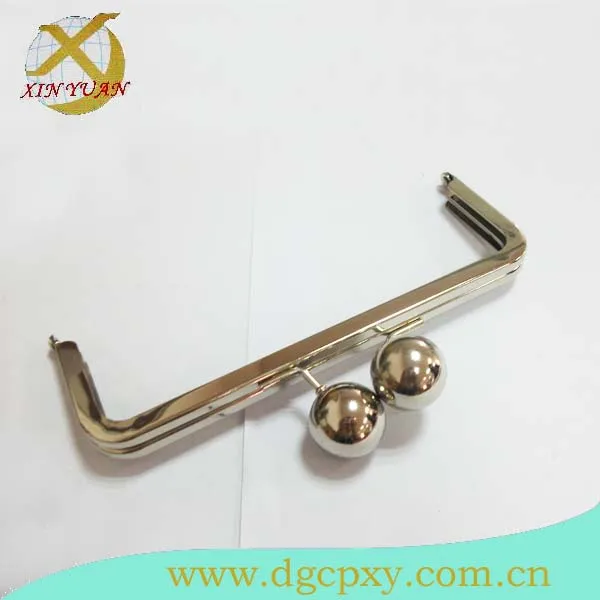 Large Ball 7 inch Metal Bag Frame for Handbags