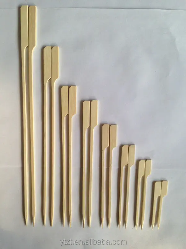 Doner Kebab Teppo Paddle Bamboo flat Skewer Made Machine