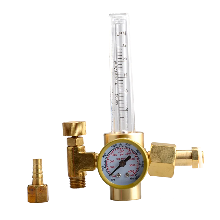 Factory directly China brass argon flowmeter regulator