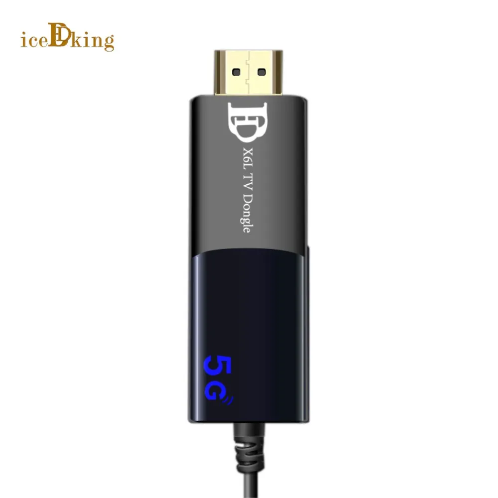 Новинка BDICEKING X6L 5G 2,4 ГГц WiFi Дисплей MiraScreen Dongle 5G wifi micra cast dongle приемник