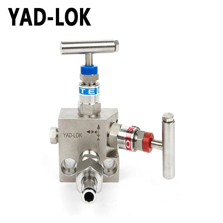 
YAD-LOK China High Quality High Pressure SS304L 2 Way Valve Manifold 