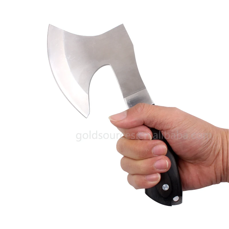 Wholesale high hardness wooden multifunctional hand tool tactical fireman axe